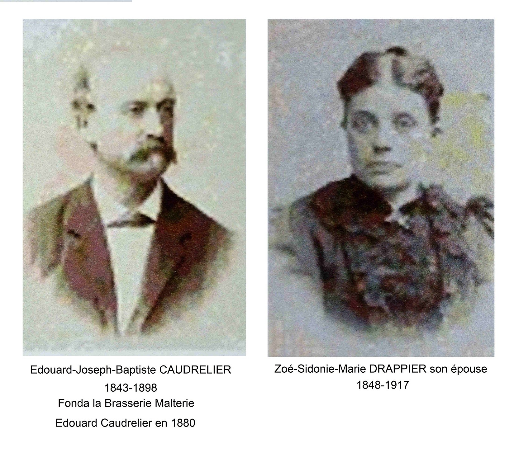 M. Edouard CAUDRELIER et Mme Zoé DRAPPIER