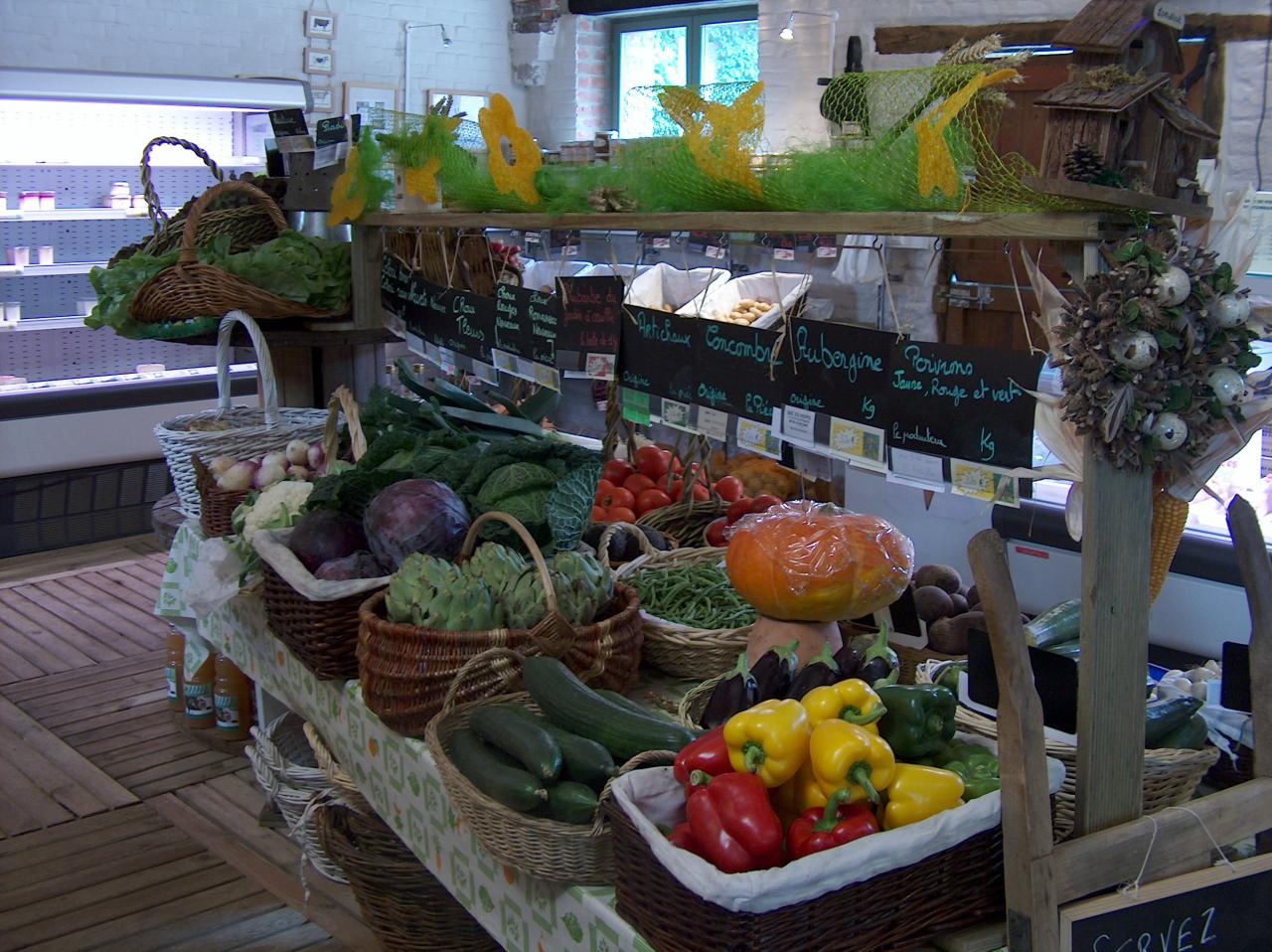 La Martiniere - Le Goût d'Antan, Produits régionaux, Légumes