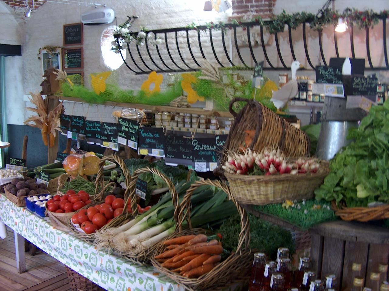 La Martiniere - Le Goût d'Antan, Produits régionaux, légumes de saisons